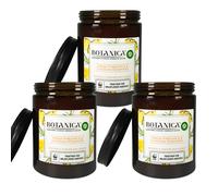 3x Air Wick Botanica Candela Profumata IN Vetro Fresco Ananas & Tunesischer