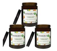 Air Wick Botanica Wax-Duftkerze Karibisches Süßgras&sandelholz 3er Pacco Je 500g