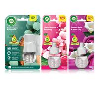 Air Wick Cherry Blossom & Rasberry Blue Eucalyptus & Cedarwood Essential Oils Smooth Satin & Moon Li deodorante
