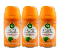 Air Wick Deodoranti Aria Mandarino & Lime 3 X 250ml Automatico Spray Ricarica