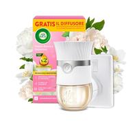 Air Wick Diffusore Elettrico di Oli Essenziali, 1 Diffusore completo gadget, 1 Ricarica per Diffusore Elettrico alla Fragranza Peonia Bianca e Gelsomino
