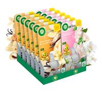 Air Wick Diffusore Elettrico di Oli Essenziali, 12 Ricariche per Diffusore Elettrico alla Fragranza Dolce Vaniglia e Burro di Karitè e Peonia Bianca e Gelsomino