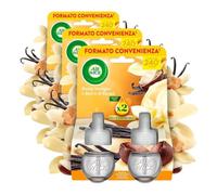 Air Wick Diffusore Elettrico di Oli Essenziali, 2 Ricariche per Diffusore Elettrico alla Fragranza Dolce Vaniglia e Burro di Karitè, Profumatore per Ambienti Elettrico con Oli Essenziali