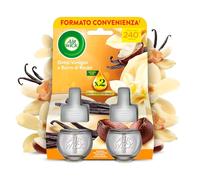 Air Wick Diffusore Elettrico di Oli Essenziali, 2 Ricariche per Diffusore Elettrico alla Fragranza Dolce Vaniglia e Burro di Karitè, Profumatore per Ambienti Elettrico con Oli Essenziali