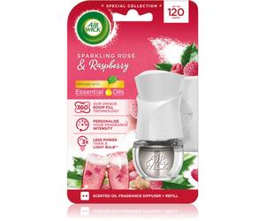 Air Wick Electric Sparkling Rose & Raspberry diffusore elettrico per ambienti con ricarica 19 ml