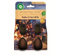 Air Wick Essential Mist - Doppia ricarica Bonfire & Crisp Fall Air 2 ricariche