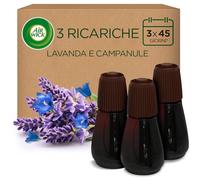 Air Wick Ricarica per Diffusore di Oli Essenziali Armonia Istantanea, 3 Ricariche, Fragranza Lavanda e Campanule, 3x20ml