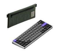 Air60 He Tastiera da gioco con interruttore magnetico Wired Basso ritardo Hot Swap 8k Trigger ultra rapido Mezza alluminio compatibile con i giocatori di PC(Suit 2-Black Bag)