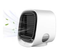 Aira Breeze Air Cooler, Portable Fan Humidifier & Scent Dispenser, Airabreeze Portable Air Conditioner,USB Operated, Instant Cooling with Water Mist, 4 Speed Settings (White)