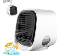 Aira Breeze climatizzatore per camera, raffreddamento ad acqua, funzionamento USB, per famiglia, da viaggio (Bianco)