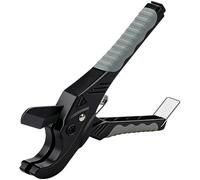 Airaj - Tagliatubi resistente con coltello SK5, rivestimento antiaderente a 4 strati, corpo in lega di alluminio, manico in gomma per PPR, tubi in PVC, linea PEX, taglio massimo 33 mm, 21,1 x 5,6 cm