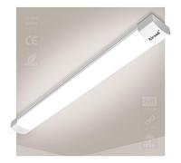 Airand Plafoniere Led 120CM 36W 3600LM Ultraslim Collegabili Soffitto Moderna Tubo Neon Garage Officina Ufficio Bagno Seminterrato Giardino Magazzino Bianco neutro