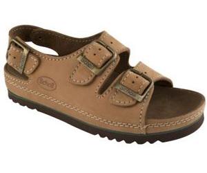 AIRBAG Sandali Nubuck Cuoio con cint.41