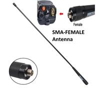 Airband Vhf Antenna BNC SMA Femmina Maschio AOR Uniden Icom Whistler Quanshang