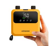AIRBANK Mini Paddle Board Pump Pulse PRO, Super Piccola Pompa Ricaricabil orange