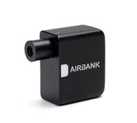 AIRBANK Pompa ad Aria Elettrica 100 PSI, Mini Pompa Bici Portatile per Bicicletta, Pocket Compressore Aria con Batteria Ricaricabile 300 mAh Gonfiatore Senza Fili per Tutte le Biciclette-Nero