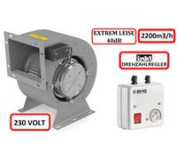 Airbox Ventilatore Radiale + Regolatore di Velocità Centrifugo Gastronomia