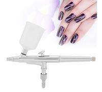 Airbrush ad Alta Precisione Set Dual Action con ugelli e pistola a spruzzo di vernice per pittura Art Tattoo Torte Manicure Spray Model With Air Brush Strumento(0.5mm)