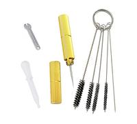 Airbrush con compressore Aumento automatico di infusione ossigeno Apparato Trigger Body Tan Cookies Vial Craft Toot Pneumatic Tool Soffiaggio comodo(Clean Kit)