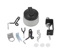 Airbrush Halterung Station Edelstahl Glas Einfache Montage 360 Grad Drehbar Universelle Airbrush Halterung für Künstler und Hobby Maler Christmas Gifts