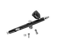 Airbrush Machine Gun T-Shirts Barbiere Cake Basic Artigianato Art Drawing Air Brush Kit compressore Penna spaziata Soffiaggio comodo(White)