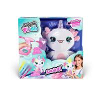 Airbrush Plush Light-Up Axolotl, versier je eigen pluche, wassen af en herhalen