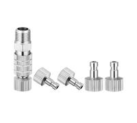 Airbrushes Quick Disconnect Coupler Releases Fitting Adapter Kits with 1pc 1/8inch Female Connectors 5pcs