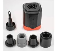 Airburst Pro - Compact Electric Pump with Vacuum & LED Light, Electric Portable Air Pump, Portable mini USB electric air pump for inflation/travel, Used for air cushions, sleeping mats (B)