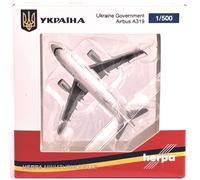 Airbus A319 Acj Ucraina Governo (Reg. UR-ABA) 1:500 Herpa.