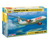 Airbus A330 / 300 Aircraft 1:144 Plastic Model Kit ZVEZDA