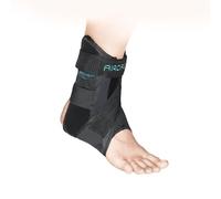 Aircast AirGo - Cavigliera in diverse misure, per sinistra o destra, 1 pezzo, massimo comfort e stabilità ottimale per un rapido recupero e un movimento attivo (M, sinistra)