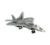 Aircraft Assembly Toy Set - Simulation Fighter Aircraft Building Toy with Pullback Action | Alloy Diecast Metal Construction 1:100 Scale Model Kit | For Children Who Love Airplane Toys Aviation Enthus