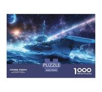 Aircraft Carrier 1000 Piece Jigsaw Puzzle For Adults Educational Games Stress Relief Puzzle Exercise The Memory of The Brain for Adults And Kids, Age 12 Years Up 70x50cm/1000pcs
