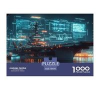 Aircraft Carrier 1000 Piece Jigsaw Puzzle For Adults Family Challenge Toys Stress Relief Puzzle Exercise The Memory of The Brain For Adults Gifts 70x50cm/1000pcs
