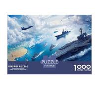 Aircraft Carrier 1000 Pieces Jigsaw Puzzles For Adults Challenging Game Stress Relieving Entertainment Cultivate The Spirit of Teamwork for Men, Women, Elders, Seniors 38x26cm/1000pcs