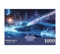 Aircraft Carrier 1000 Pieces Jigsaw Puzzles For Adults Challenging Game Stress Relieving Entertainment Cultivate The Spirit of Teamwork for The Whole Family, Gifts for Women, Gifts for Men 38x26cm/10