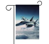 Aircraft Fighter Jets, bandiere da giardino primaverili ed estive, 30 x 45 cm, double face, per esterni, bandiere stagionali e striscioni per patio, cortile, terrazza, veranda, giardino, terrazza