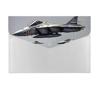 Aircraft Fighter Jets - Organizer per documenti a fisarmonica, con 6 tasche, espandibile, con etichette, cartelle per documenti da viaggio, buste in plastica con chiusura a scatto, 33 x 23 cm