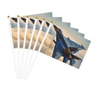 Aircraft Fighter Jets Stampa leggera bandiera palmare bandiere fronte-retro partito parata decorazione casa celebrazioni