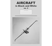 Aircraft in black and white no. 2: This is just a notebook, beautiful low-content lined journal, 98 pages, 6x9, white paper, college ruled