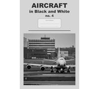 Aircraft in black and white no. 4: This is just a notebook, elegant low-content wide-lined composition notebook, 98 pages, 6x9, white paper