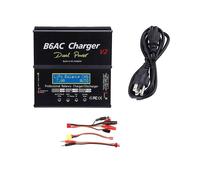 Aircraft Model B6 Charger Black IMAX B6AC V2 80W 7A Balance Charger Lithium Battery NiMH US Plug