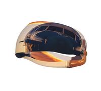 Aircraft Plane At Sunset Print Sports Sweatband elastico traspirante e traspirante fascia per la corsa