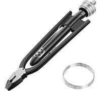 Aircraft Safety Wire Twisting Pliers, Metal Twisting Tool with 10 metri 0,5 mm Wire, Lock Twister Safety Wire Pliers for Auto Industry Aircraft, 6 pollici