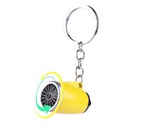 Aircraft Turbofan Engine Keychain - 4,5 × 2,2 × 8 cm zinco lega, manuale rotante in miniatura modello | Aviation Themed Gift, Novelty Key Holder For Pilots Plane Enthusiasts Collectors Travel