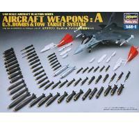 Aircraft Weapons A U.S. Bombs & Tow Target System HA36001 1:48 Plastic Model Kit