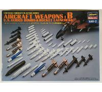 AIRCRAFT WEAPONs: B U.S GUIDED BOMBS AND ROCKET LAUNCHERS HASEGAWA 1:48 SCALE
