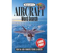 Aircraft Word Search Puzzle Book: Word Searches with Easy to Read, Large Print, about Aircraft, Airplanes, Helicopters, Drones and More! | 6 x 9 inches | 110 pages | 55 Puzzles