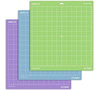 AIRCUT - Tappetino da taglio per cricut Maker/Explore Air 2/Air/One (30.5 x 30.5 cm, StandardGrip, LightGrip, StrongGrip), adesivo multiplo per Quilting Cricket, Confezione da 3