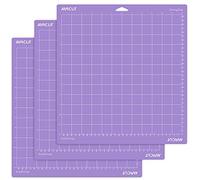 AIRCUT - Tappetino da taglio per cricut Maker/Explore Air 2/Air/One, Forte Cutting Mat per Cricut Joy Quilting Cricket taglio Mats per Cricut, Confezione da 3